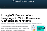 Empowering Cloud-Native Platforms: The Synergy of KCL and Crossplane
