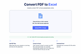 How To Convert PDF File To Excel Without Software? | Nanonets