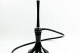 Wholesale 24 Inch Matte Black Hookah With Hose