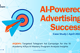 AI-Driven Telegram Advertising Case Study