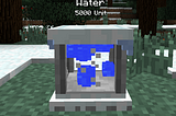 Liquid Blobs with Voxelized Marching Cubes in Minecraft