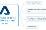 11 Easy ways to boost cash flow from real estate