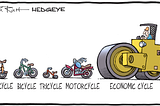 The cycle of an economist