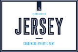 Jersey Font