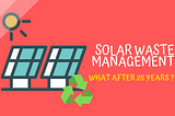 solar epr waste management banner