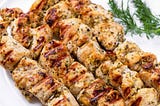 Greek Chicken Breast Kebabs