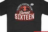 Illinois Fighting Illini 2024 NCAA Men’s Basketball Tournament March Madness Sweet Sixteen shrit