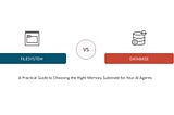 Comparing File Systems and Databases for Effective AI Agent Memory Management