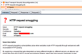 Leveraging Burp Suite extension for finding HTTP Request Smuggling.