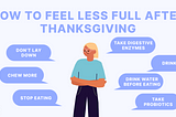 How to Feel Less Full: Get Unstuffed This Thanksgiving