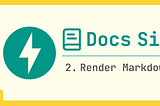 Build a Docusaurus-like Site with FastAPI: Step 2 — Render Markdown