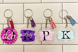 DIY Vinyl Keychains With The Cricut