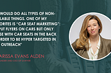 Q&A with Marissa Evans Alden, the co-founder of Sawyer and a first mover in car seat marketing