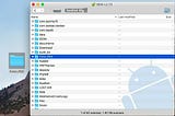 Android file transfer download mac