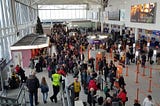 A Busy Airport During COVID