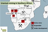 Uranium production is an important part of the African economy