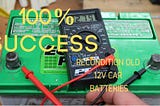 Save Your Money: recondition your old batteries