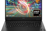 HP OMEN 17.3 inch Laptop, FHD 48-144Hz Display, AMD Ryzen 7 8845HS, 32 GB RAM, 1 TB SSD, NVIDIA GeForce RTX 4050 GPU (6 GB Dedicated), Windows 11 Home, Copilot Key, 17-db0010nr (2024)