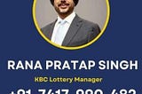 rana pratap singh kbc whatsapp number