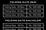 FOLDING GATE JAKARTA TIMUR TLP 082211828759