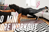 [Video] 30 minute No Equipment Core Workout — keep it simpElle