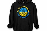 Ukrainian Sunflower Slava Ukraini Heroiam Ukraini Pullover Hoodie shirt — olafprint