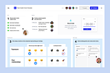I visualization of the Design Team Health Check with multiple participants collaborating
