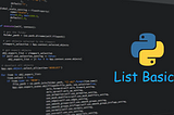 Python List Basics