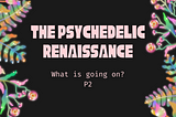 The Psychedelic Renaissance: What is Going On? Part 2