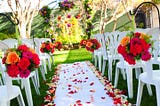 Affordable flower wedding decoration ideas