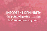 Stressing about your wedding budget? Read this.
