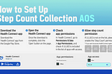 How to Set Up the Step Count Tracking on LILLIUS APP