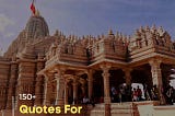 150+ Quotes For Temple Visit | Quotes For Temple Visit With Family | Quotesmasala
