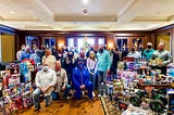Matthew Fleeger, Gulf Coast Western Bring Holidays to Hospitalized Kids