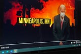 Trump’s Television ads stoke fear of violent protestors in Minneapolis.