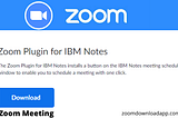 Zoom IBM Notes Download