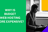 Why is Budget Web Hosting More Expensive? — Geek Crunch Hosting