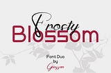 Frosty Blossom Font