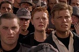 Screenshot from movie “Starship Troopers”