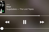 I Only Played The Lost Tapes by Sugababes for 24 Hours