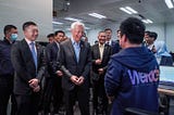 Singapore’s Prime Minister Lee Hsien Loong took a ride in WeRide’s Robobus as his first stop in…