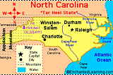 Liberal Arts Blog — North Carolina (Part One) A Little Geography, A Little History, The Research…