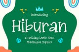 Hiburan Font Free