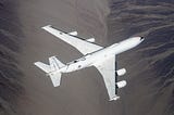 At Edwards AFB, a newly modified US Navy E-6B Mercury airborne command post aircraft completed a…