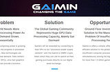 Gaimin.io — Market Analysis and Project Review