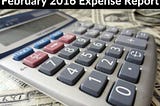 February 2016 Expense Report