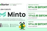 WeStarter (Heco) Will Launch Minto on December 20th at 12:00 UTC.