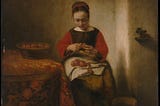 Girls in Museums: Young Woman Peeling Apples