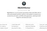 Image of RB|365Mentor, a Custom GPT
