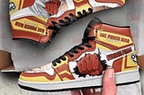 One Punch Man Jordan Sneakers Saitama Serious Punch Anime Shoes Air Jordan High Sneakers Sport…